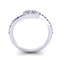 Petite Floral Pave Jurni Ring