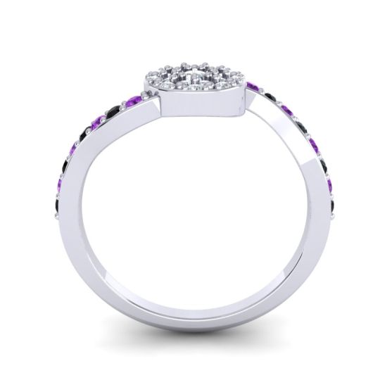 Petite Floral Pave Jurni Ring