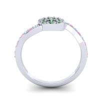 Petite Floral Pave Jurni Ring