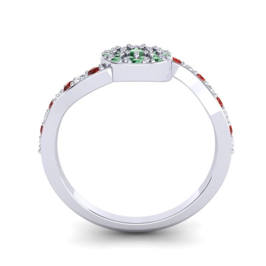 Petite Floral Pave Jurni Ring