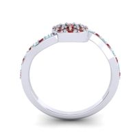 Petite Floral Pave Jurni Ring