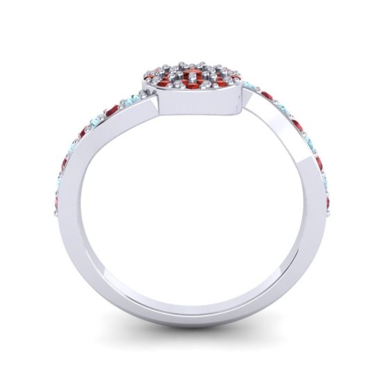 Petite Floral Pave Jurni Ring