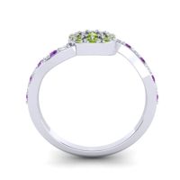 Petite Floral Pave Jurni Ring