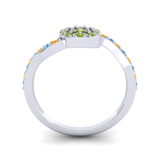 Petite Floral Pave Jurni Ring
