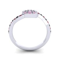 Petite Floral Pave Jurni Ring