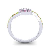 Petite Floral Pave Jurni Ring