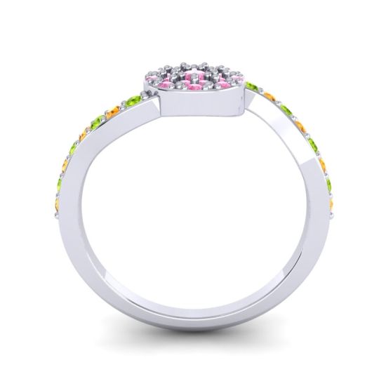Petite Floral Pave Jurni Ring