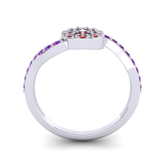 Petite Floral Pave Jurni Ring
