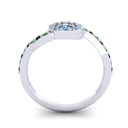 Petite Floral Pave Jurni Ring