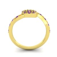Petite Floral Pave Jurni Ring
