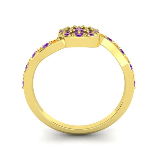Petite Floral Pave Jurni Ring
