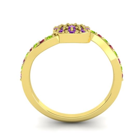 Petite Floral Pave Jurni Ring