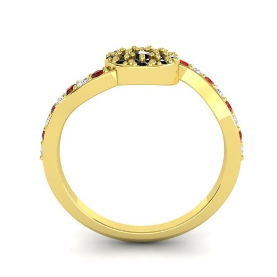 Petite Floral Pave Jurni Ring