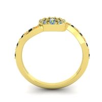 Petite Floral Pave Jurni Ring