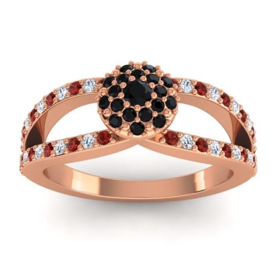Statement Floral Pave Pula Ring