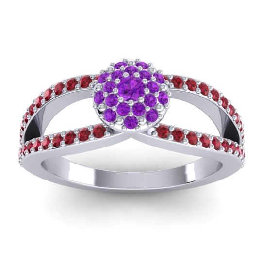 Statement Floral Pave Pula Ring