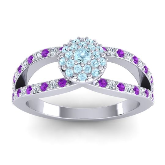 Statement Floral Pave Pula Ring