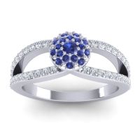 Statement Floral Pave Pula Ring