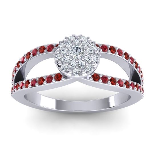 Statement Floral Pave Pula Ring