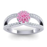 Statement Floral Pave Pula Ring