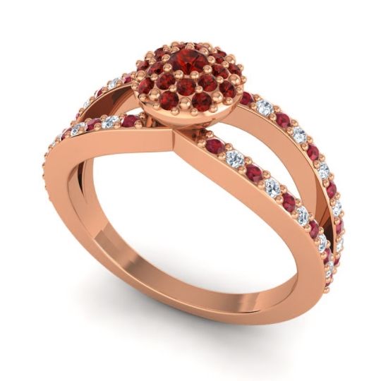 Statement Floral Pave Pula Ring