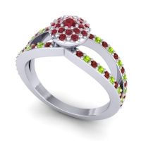 Statement Floral Pave Pula Ring