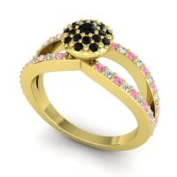 Statement Floral Pave Pula Ring