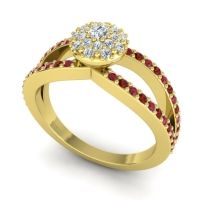 Statement Floral Pave Pula Ring