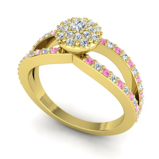 Statement Floral Pave Pula Ring