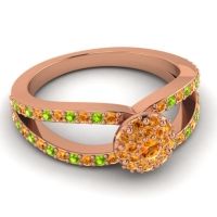 Statement Floral Pave Pula Ring