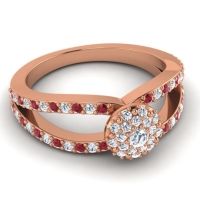 Statement Floral Pave Pula Ring