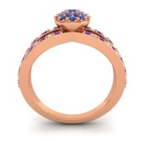 Statement Floral Pave Pula Ring