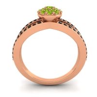 Statement Floral Pave Pula Ring