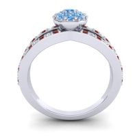 Statement Floral Pave Pula Ring