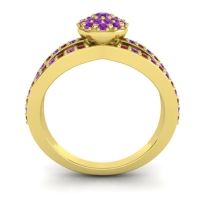 Statement Floral Pave Pula Ring