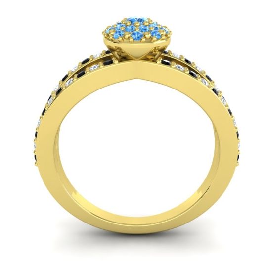 Statement Floral Pave Pula Ring