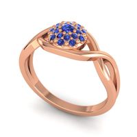 Statement Floral Pave Jalaka Ring