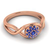 Statement Floral Pave Jalaka Ring