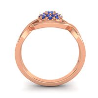 Statement Floral Pave Jalaka Ring