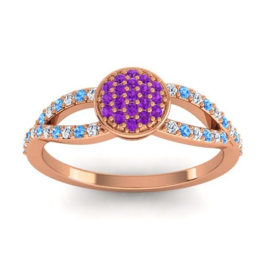 Statement Floral Pave Mudrita Ring