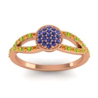 Statement Floral Pave Mudrita Ring