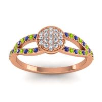 Statement Floral Pave Mudrita Ring