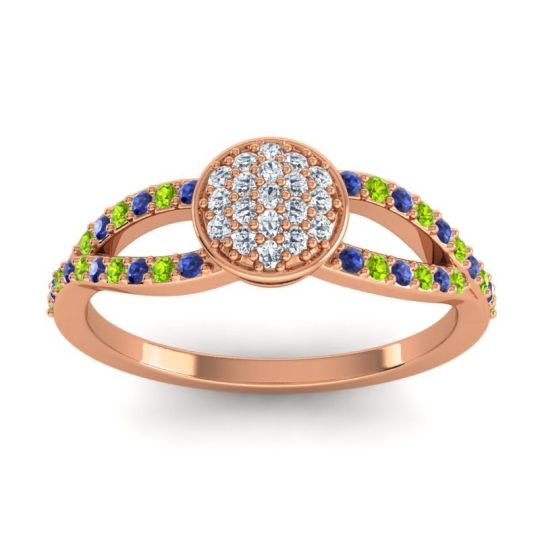 Statement Floral Pave Mudrita Ring