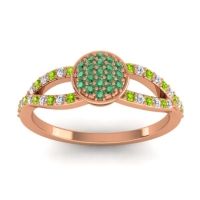 Statement Floral Pave Mudrita Ring