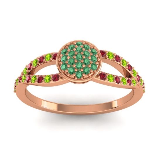 Statement Floral Pave Mudrita Ring