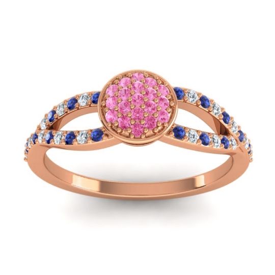 Statement Floral Pave Mudrita Ring