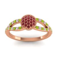 Statement Floral Pave Mudrita Ring