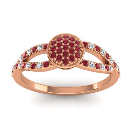 Statement Floral Pave Mudrita Ring