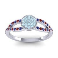 Statement Floral Pave Mudrita Ring