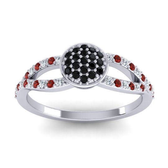 Statement Floral Pave Mudrita Ring